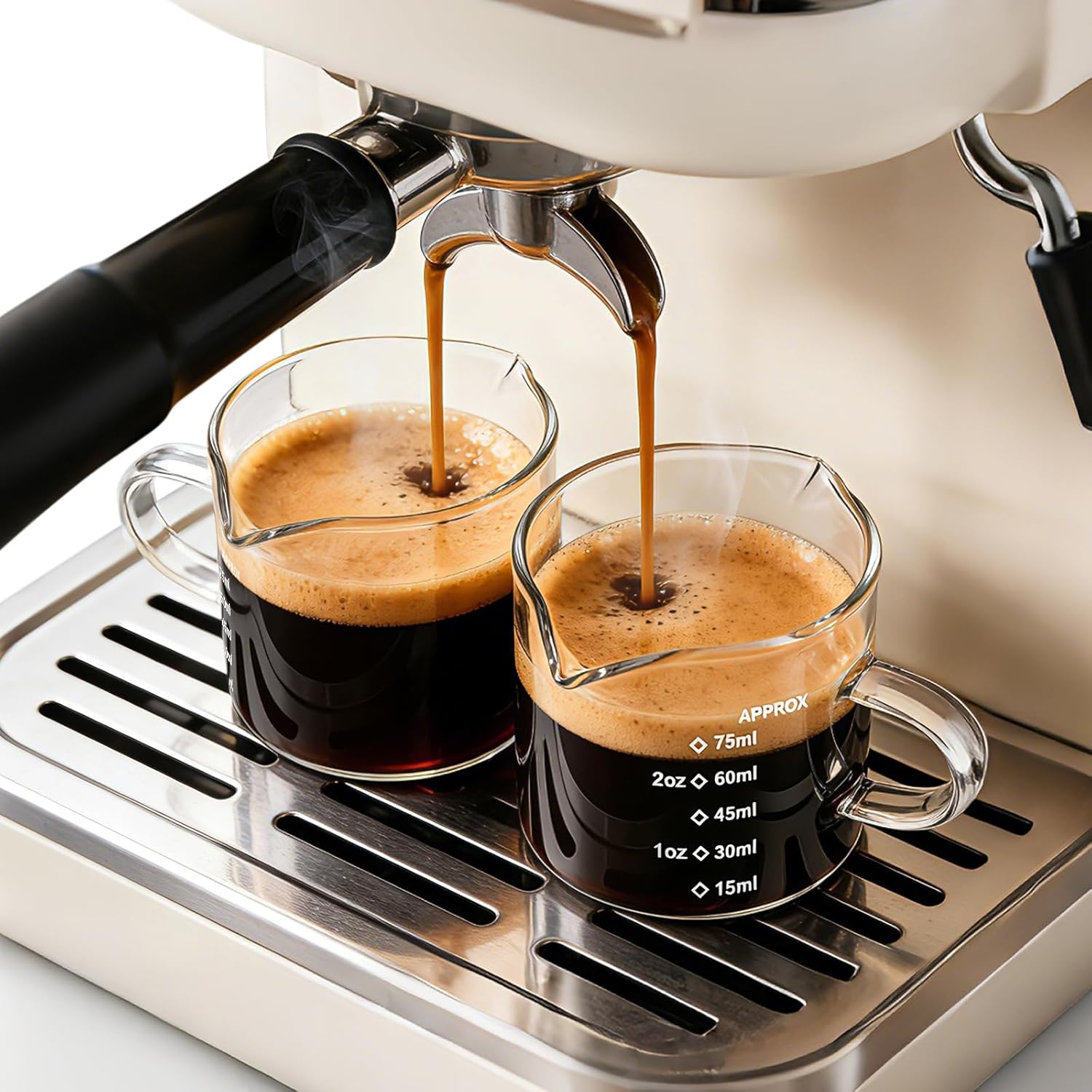 Espresso Shot Glass - 1/2pcs Espresso Cups 2.5oz Espresso Shot