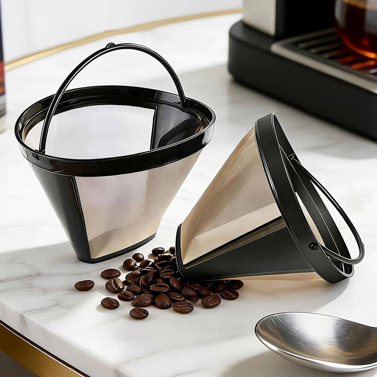 Coffee Equipment Pour Over - Coffee filter Permanent Reusable,Cone Shape metal