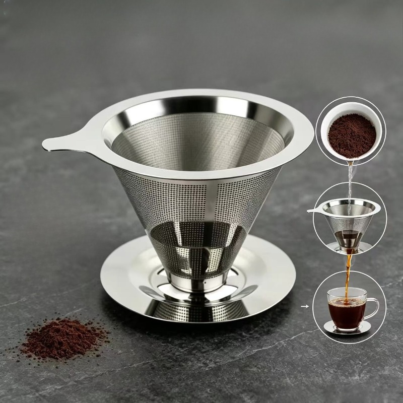 Coffee Equipment Pour Over - Pour Over Coffee Dripper Stainless Steel