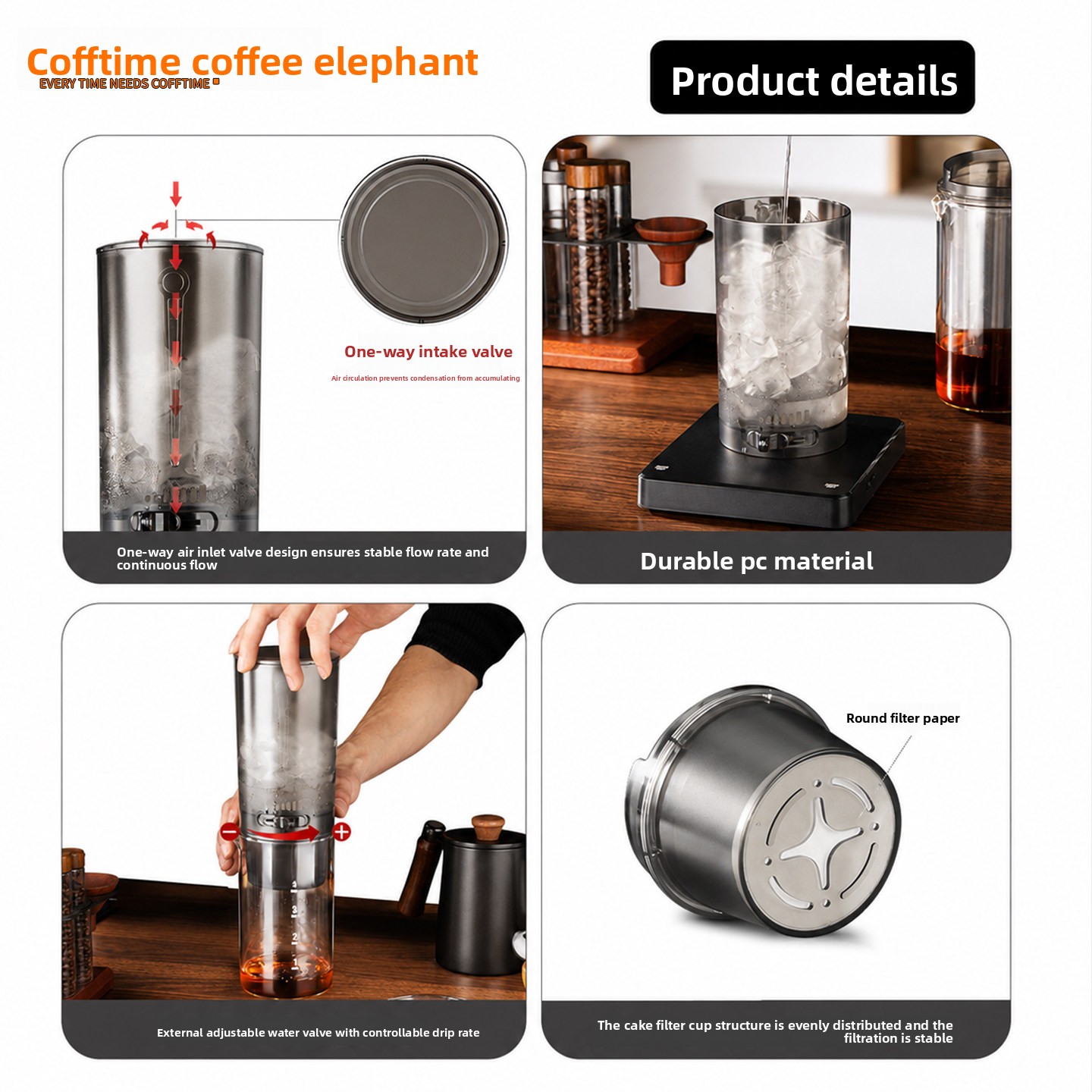 450ml Cold Brew Coffee Maker I - đánh giá và giá Coffee Equipment For Camping