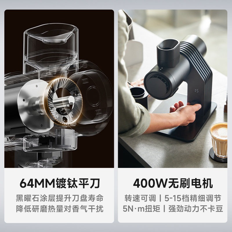 E6 Professional Coffee Grinder - đánh giá và giá Coffee Grinder Burr Flat