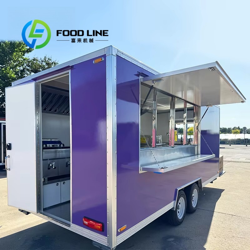 Custom Mobile Food Cart Traile - đánh giá và giá Coffee Van Equipment