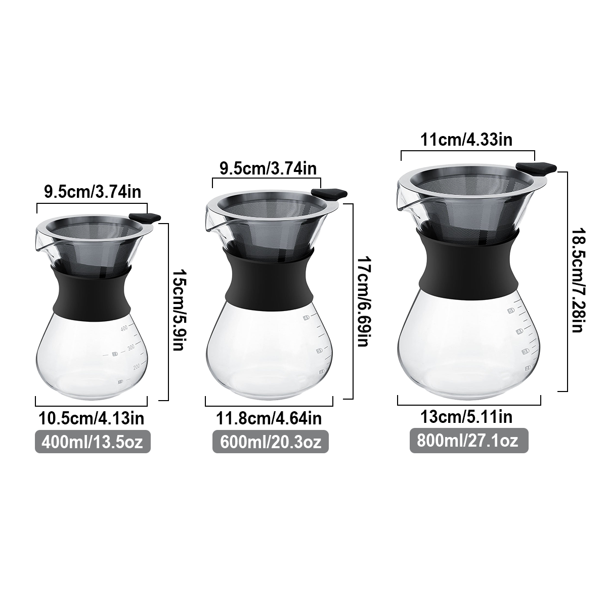 Leeseph Glass Pour Over Coffee - đánh giá và giá Coffee Equipment Pour Over