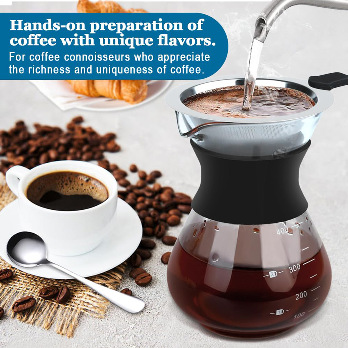 Leeseph Glass Pour Over Coffee - đánh giá và giá Coffee Equipment Pour Over