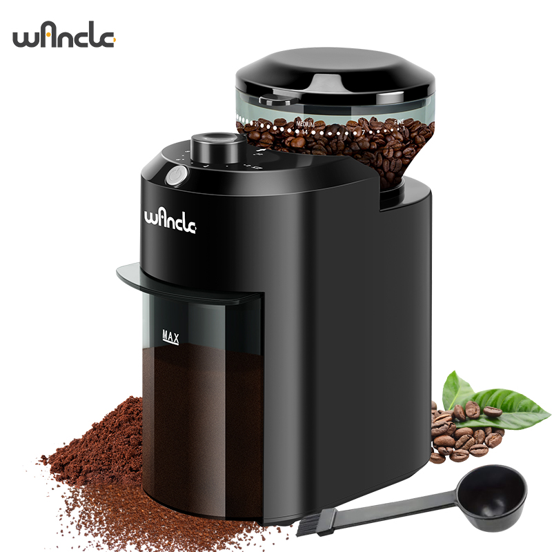 Wancle Automatic Burr Mill Cof - đánh giá và giá Coffee Grinder Burr Flat