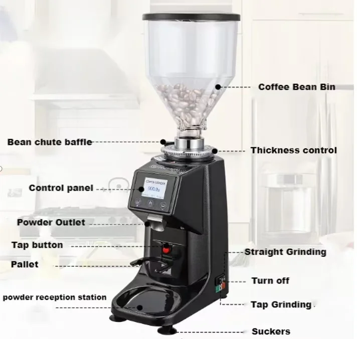 Commercial Automatic 60mm Flat - đánh giá và giá Coffee Grinder Burr Flat