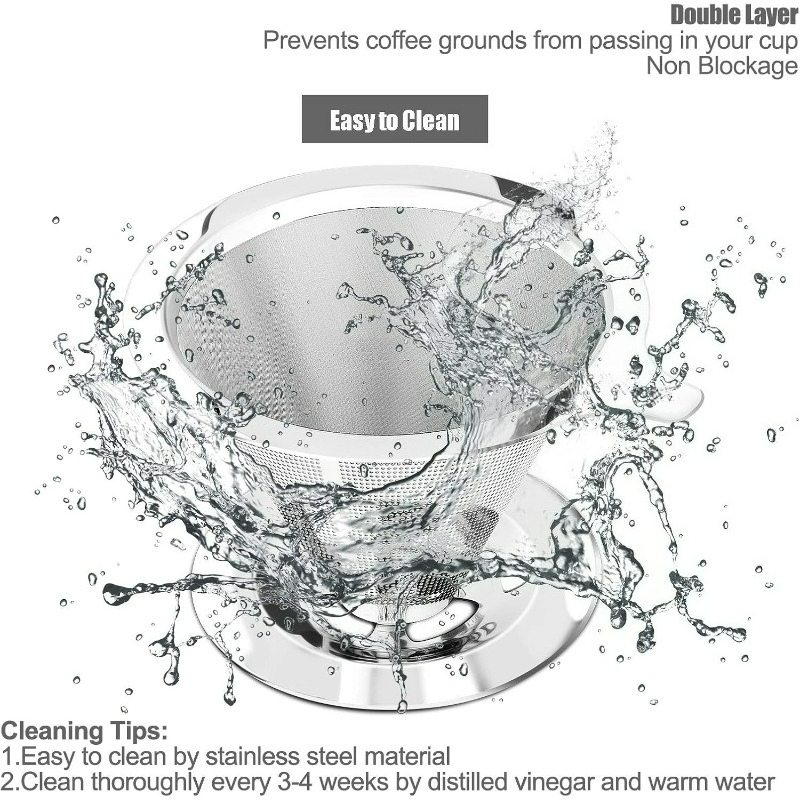 Pour Over Coffee Dripper Stain - đánh giá và giá Coffee Equipment Pour Over